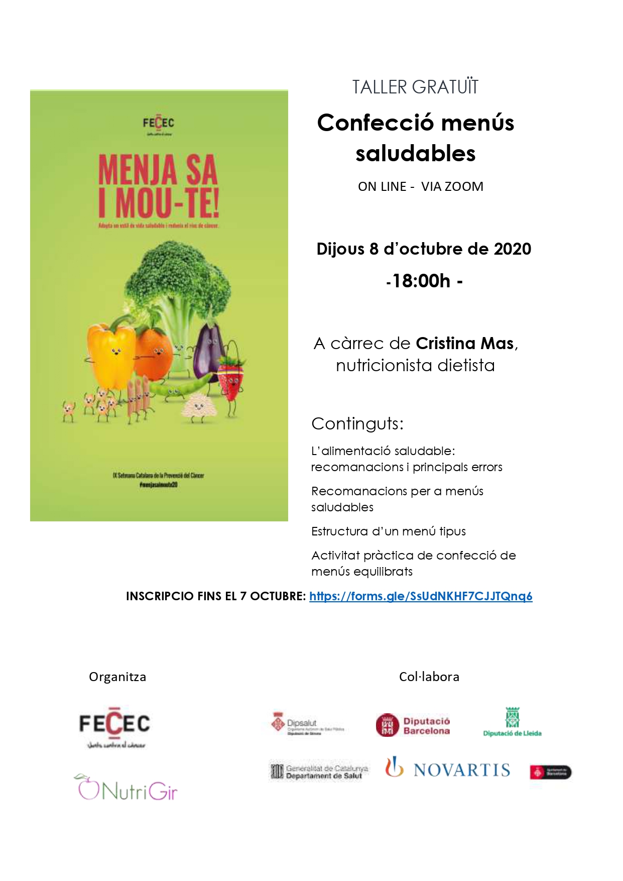 Cartell Taller on line