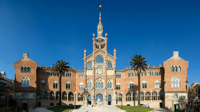 L'Hospital de Sant Pau en una imatge d'arxiu