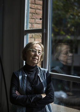 La doctora Núria Pardo a la seu de la Fundació Enriqueta Villavecchia. / CÈLIA ATSET