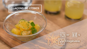 Recepta de glaçons cítrics per atenuar la disgèusia